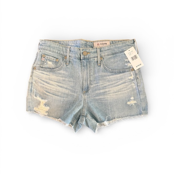 Ag Adriano Goldschmied Pants - AG Adriano Goldschmied "The Bryn" Ex-Boyfriend
Cut-Off Denim Shorts.